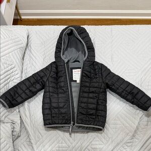 Cat & Jack Black Quilted Puffer Jacket